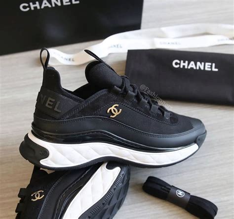 chanel black trainers 2020